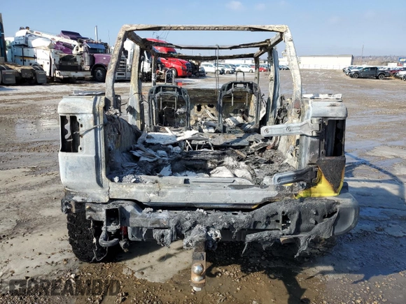 2023 Jeep Wrangler Willys Sport with VIN 1C4HJXDM5PW582884, listed as a Copart auction lot 46886015 with Not provided miles and Salvage title. Bid and sale history available at DreamBid. Image 6.