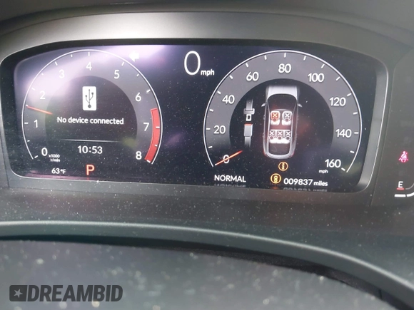 2023 Acura Integra w/A-Spec Package with VIN 19UDE4H32PA002735, listed as a IAAI auction lot 41765773 with 9,837 mi miles and . Bid and sale history available at DreamBid. Image 7.