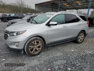 2018 Chevrolet Equinox Premier with VIN 2GNAXMEV2J6190959, listed as a Copart auction lot 45976725 with 0 mi miles and Salvage Title. Bid and sale history available at carsss.com. Image 1.