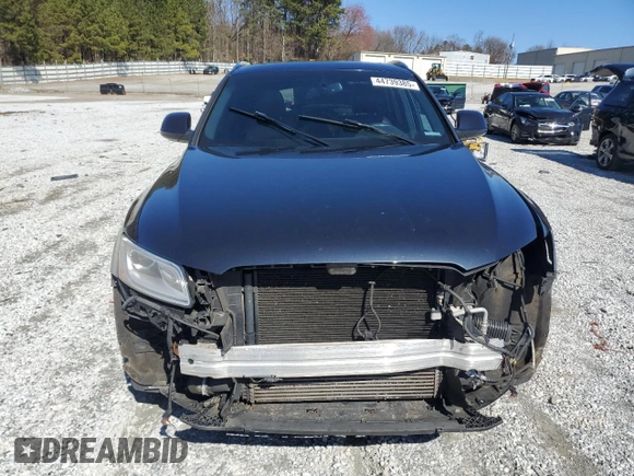 2014 Audi Q5 Premium Plus with VIN WA1LFAFP9EA032821, listed as a Copart auction lot 44739385 with 118,566 mi miles and Salvage title. Bid and sale history available at DreamBid. Image 5.