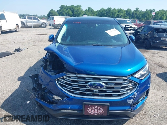 2020 Ford Edge Titanium with VIN 2FMPK4K96LBA55482, listed as a IAAI auction lot 42557716 with 61,509 mi miles and . Bid and sale history available at DreamBid. Image 11.