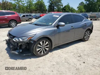 2021 Nissan Sentra SV with VIN 3N1AB8CV6MY326307, listed as a Copart auction lot 61548615 with 79,216 mi miles and Salvage title. Bid and sale history available at DreamBid. Image 1.