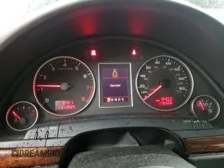 2005 Audi A4 3.2L with VIN WAUDG68EX5A463844, listed as a Copart auction lot 43537705 with 170,328 mi miles and Salvage Title. Bid and sale history available at carsss.com. Image 9.