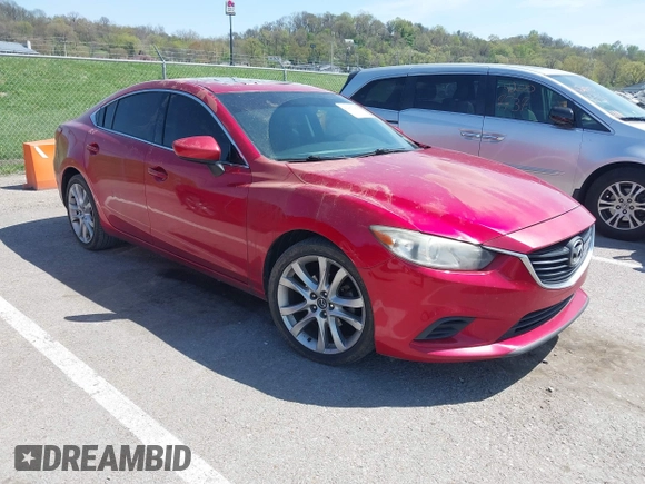 2015 Mazda 6 i Touring with VIN JM1GJ1V58F1185486, listed as a IAAI auction lot 42053968 with 239,811 mi miles and . Bid and sale history available at carsss.com. Image 1.