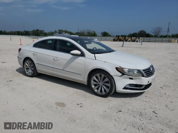 2013 Volkswagen CC VR6 Lux with VIN WVWHU7AN7DE508906, listed as a Copart auction lot 51809335 with 115,679 mi miles and Salvage Title. Bid and sale history available at carsss.com. Image 4.