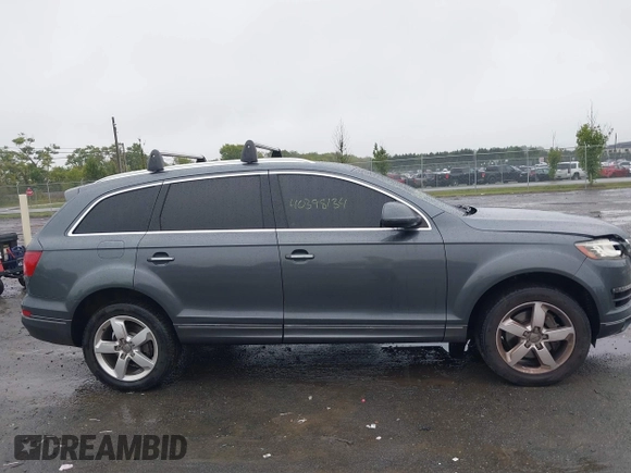 2013 Audi Q7 Premium Plus with VIN WA1LMAFE7DD004081, listed as a IAAI auction lot 40398134 with 143,475 mi miles and . Bid and sale history available at DreamBid. Image 13.