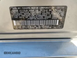 2016 Lexus GS F with VIN JTHBP1BL9GA001927, listed as a Copart auction lot 50694925 with 0 mi miles and Salvage Title. Bid and sale history available at carsss.com. Image 12.