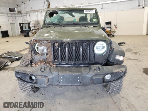 2021 Jeep Wrangler Willys z VIN 1C4GJXAG9MW766912, wystawiony jako Copart lot #52602135 z przebiegiem 35 850 mil mil oraz Szkoda całkowita • Salvage title. Historia ofert i sprzedaży dostępna na DreamBid. Obrazek 5.