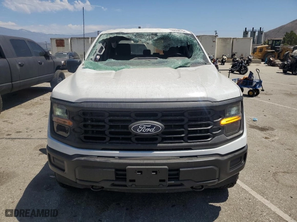 2024 Ford F-150 XL with VIN 1FTFW1L50RKD66323, listed as a Copart auction lot 62536704 with 511 mi miles and Salvage Title. Bid and sale history available at carsss.com. Image 5.