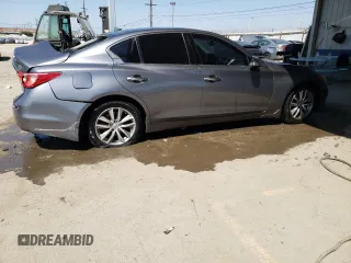 2016 Infiniti Q50 Premium with VIN JN1EV7AP0GM300476, listed as a Copart auction lot 50693634 with 116,025 mi miles and Salvage Title. Bid and sale history available at DreamBid. Image 3.