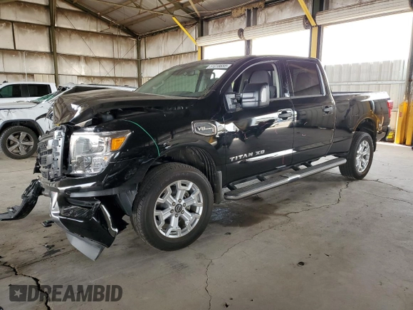 2024 Nissan Titan SV with VIN 1N6AA1FB4RN118307, listed as a Copart auction lot 51018655 with 445 mi miles and Salvage title. Bid and sale history available at DreamBid. Image 1.