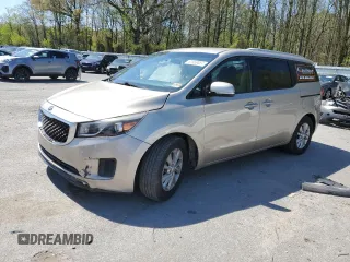 2015 Kia Sedona LX with VIN KNDMB5C17F6026887, listed as a Copart auction lot 51959084 with 170,407 mi miles and Salvage Title. Bid and sale history available at carsss.com. Image 1.