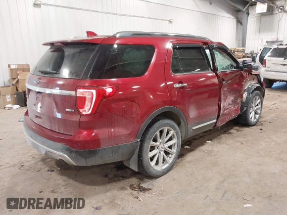 2016 Ford Explorer Limited with VIN 1FM5K8F8XGGA29854, listed as a IAAI auction lot 41595511 with 91,270 mi miles. Bid and sale history available at carsss.com. Image 4.