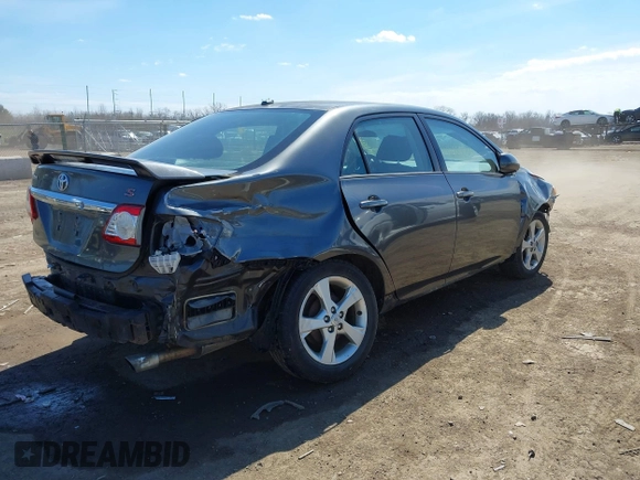 2011 Toyota Corolla L with VIN 2T1BU4EE2BC698659, listed as a IAAI auction lot 41883363 with 191,298 mi miles. Bid and sale history available at carsss.com. Image 4.