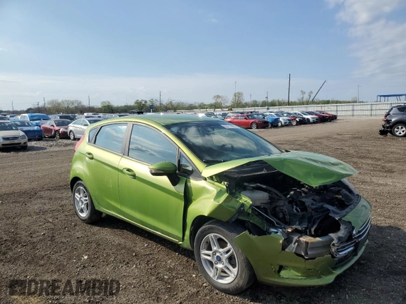 2018 Ford Fiesta SE with VIN 3FADP4EJXJM140597, listed as a Copart auction lot 53717885 with 0 mi miles and Non Repairable. Bid and sale history available at carsss.com. Image 4.