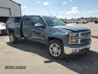 2014 Chevrolet Silverado 1500 LTZ with VIN 1GCVKSEC0EZ302826, listed as a Copart auction lot 53662325 with 62,416 mi miles and Salvage Title. Bid and sale history available at DreamBid. Image 4.