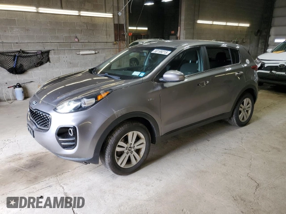 2018 Kia Sportage LX with VIN KNDPMCAC0J7440502, listed as a Copart auction lot 50199215 with 117,566 mi miles and Salvage Title. Bid and sale history available at carsss.com. Image 1.