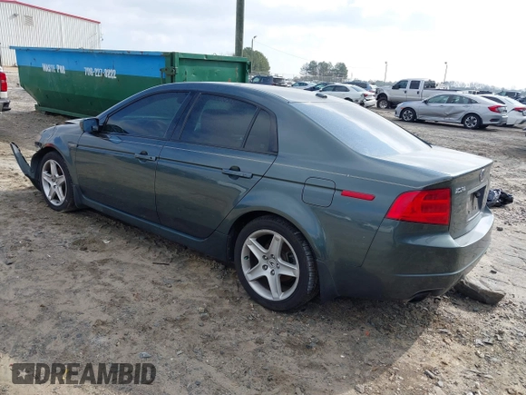2005 Acura TL with VIN 19UUA66265A038281, listed as a IAAI auction lot 41520682 with 244,290 mi miles. Bid and sale history available at carsss.com. Image 3.