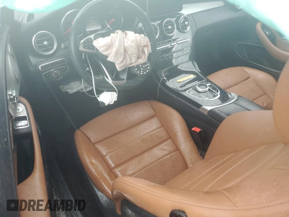 2018 Mercedes-Benz C 300 z VIN WDDWJ4JB3JF744520, wystawiony jako Copart lot #56414345 z przebiegiem Nie podano mil oraz Szkoda całkowita • Salvage title. Historia ofert i sprzedaży dostępna na DreamBid. Obrazek 8.