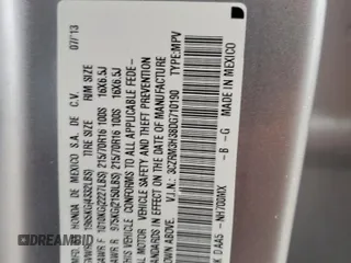 2013 Honda CR-V LX with VIN 3CZRM3H38DG710190, listed as a Copart auction lot 51692265 with 140,119 mi miles and Salvage Title. Bid and sale history available at carsss.com. Image 15.