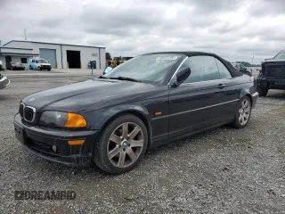 2000 BMW 3 Series 323Ci with VIN WBABR3343YEG02503, listed as a Copart auction lot 58597205 with 142,004 mi miles and Salvage title. Bid and sale history available at DreamBid. Image 1.