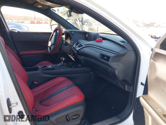 2020 Lexus UX 250h F Sport with VIN JTHE9JBH9L2035843, listed as a IAAI auction lot 41633990 with 91,984 mi miles and . Bid and sale history available at DreamBid. Image 5.