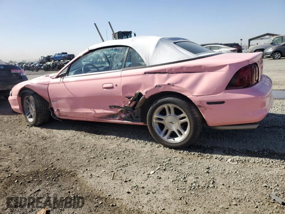 1998 Ford Mustang GT with VIN 1FAFP45X7WF141615, listed as a Copart auction lot 42099895 with 169,069 mi miles and Salvage Title. Bid and sale history available at carsss.com. Image 2.