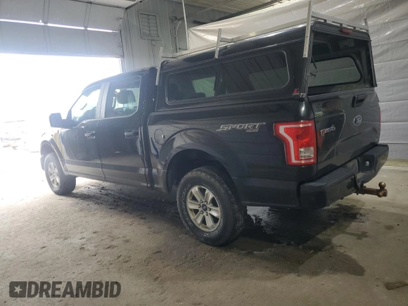 2016 Ford F-150 XLT with VIN 1FTEW1E87GFD46482, listed as a Copart auction lot 56191455 with 120,928 mi miles and Salvage title. Bid and sale history available at DreamBid. Image 2.