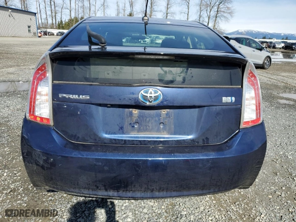 2012 Toyota Prius One with VIN JTDKN3DU0C1612657, listed as a Copart auction lot 49178115 with 147,860 mi miles and Salvage Title. Bid and sale history available at carsss.com. Image 6.