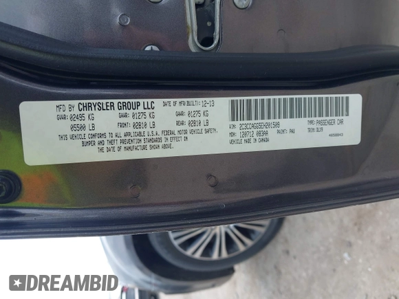 2014 Chrysler 300 S with VIN 2C3CCAGG5EH201509, listed as a IAAI auction lot 42292680 with 162,674 mi miles and . Bid and sale history available at DreamBid. Image 9.