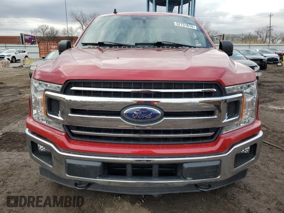 2020 Ford F-150 XL with VIN 1FTFX1E49LFB28939, listed as a Copart auction lot 52731614 with 59,832 mi miles and Salvage Title. Bid and sale history available at carsss.com. Image 5.