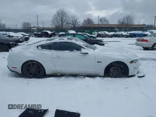 2019 Ford Mustang GT with VIN 1FA6P8CFXK5195668, listed as a IAAI auction lot 41247123 with 83,514 mi miles. Bid and sale history available at carsss.com. Image 14.