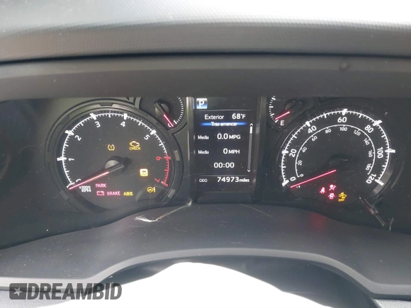 2021 Toyota 4Runner SR5 with VIN JTEEU5JR4M5231007, listed as a IAAI auction lot 41376077 with 74,973 mi miles and . Bid and sale history available at DreamBid. Image 7.