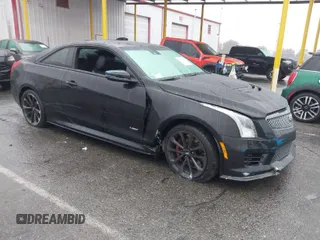 2019 Cadillac ATS-V with VIN 1G6AL1RY7K0126923, listed as a IAAI auction lot 41527035 with 18,067 mi miles. Bid and sale history available at carsss.com. Image 1.