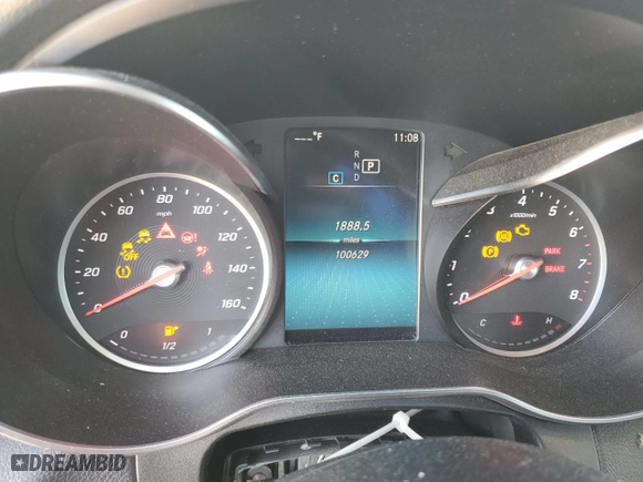 2020 Mercedes-Benz GLC with VIN WDC0G8DB3LF694264, listed as a Copart auction lot 48630775 with 100,629 mi miles and Salvage Title. Bid and sale history available at carsss.com. Image 9.