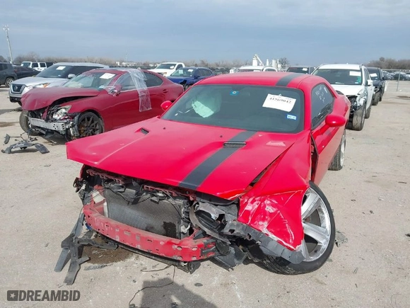 2014 Dodge Challenger SXT with VIN 2C3CDYAG5EH195242, listed as a IAAI auction lot 41569042 with 1 mi miles. Bid and sale history available at carsss.com. Image 2.