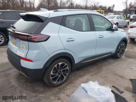 2023 Chevrolet Bolt EUV Premier with VIN 1G1FZ6S0XP4128094, listed as a IAAI auction lot 41606754 with 40,210 mi miles. Bid and sale history available at carsss.com. Image 4.