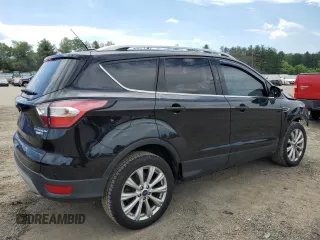 2017 Ford Escape Titanium with VIN 1FMCU9J9XHUD30408, listed as a Copart auction lot 58393844 with 81,779 mi miles and Salvage Title. Bid and sale history available at carsss.com. Image 3.