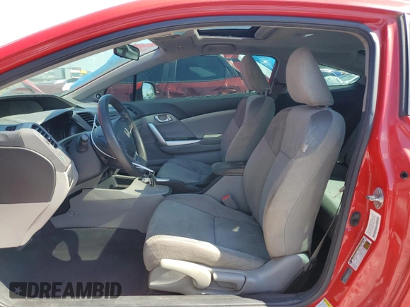 2012 Honda Civic Cpe EX with VIN 2HGFG3B80CH537379, listed as a Copart auction lot 46654965 with 125,969 mi miles and Salvage Title. Bid and sale history available at carsss.com. Image 7.