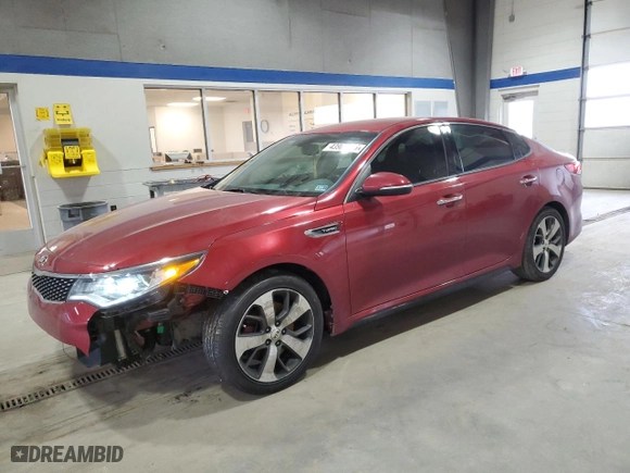 2017 Kia Optima SX with VIN 5XXGW4L23HG122489, listed as a Copart auction lot 43909615 with 118,384 mi miles and Clean Title. Bid and sale history available at carsss.com. Image 1.