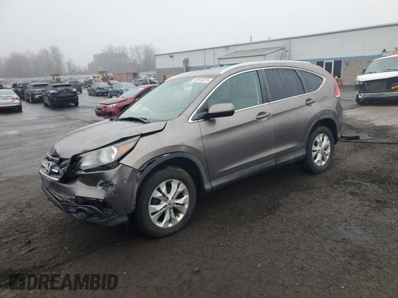 2012 Honda CR-V EX-L with VIN 5J6RM4H7XCL070400, listed as a Copart auction lot 50813225 with 161,291 mi miles and Salvage Title. Bid and sale history available at carsss.com. Image 1.