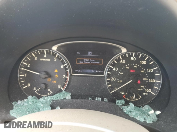 2016 Nissan Altima SL with VIN 1N4AL3AP6GC263150, listed as a Copart auction lot 50688935 with 69,720 mi miles and Salvage Title. Bid and sale history available at carsss.com. Image 9.