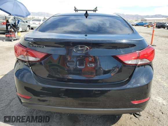 2014 Hyundai Elantra SE z VIN KMHDH4AE0EU066538, wystawiony jako Copart lot #54348995 z przebiegiem 117 038 mil mil oraz Szkoda całkowita • Salvage title. Historia ofert i sprzedaży dostępna na DreamBid. Obrazek 6.