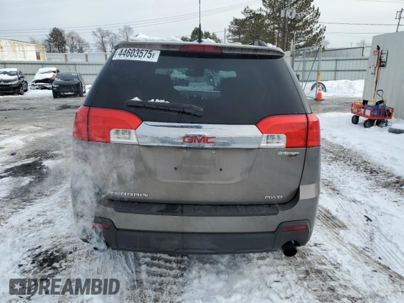 2011 GMC Terrain SLT-1 z VIN 2CTFLVE50B6310523, wystawiony jako Copart lot #44603575 z przebiegiem 127 774 mil mil oraz Szkoda całkowita • Salvage title. Historia ofert i sprzedaży dostępna na DreamBid. Obrazek 6.