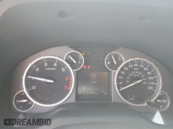 2017 Toyota Tundra 2WD SR5 with VIN 5TFEM5F14HX111824, listed as a Copart auction lot 62555184 with 112,185 mi miles and Salvage Title. Bid and sale history available at carsss.com. Image 9.