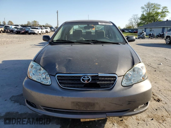 2007 Toyota Corolla CE with VIN 1NXBR32EX7Z916711, listed as a Copart auction lot 52150535 with 250,438 mi miles and Salvage Title. Bid and sale history available at DreamBid. Image 5.