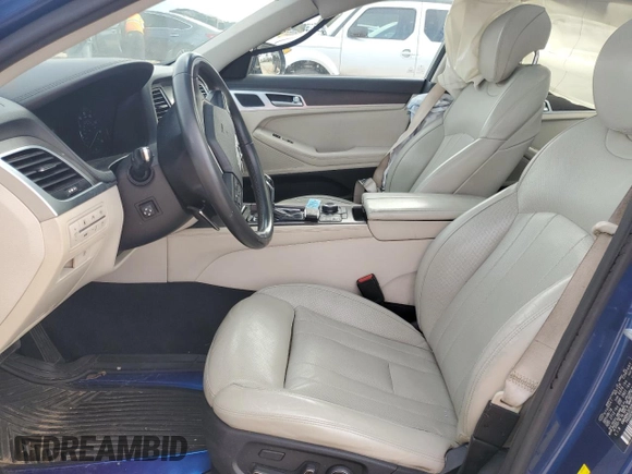 2017 Genesis G80 3.8L with VIN KMHGN4JE4HU188961, listed as a Copart auction lot 47688595 with 108,698 mi miles and Non Repairable. Bid and sale history available at DreamBid. Image 7.