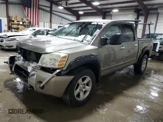 2007 Nissan Titan SE z VIN 1N6BA07B07N221489, wystawiony jako Copart lot #83408574 z przebiegiem 92 831 mil mil oraz Szkoda całkowita • Salvage title. Historia ofert i sprzedaży dostępna na DreamBid. Obrazek 1.