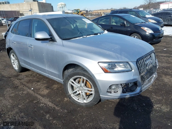 2017 Audi Q5 Premium Plus with VIN WA1L2AFP2HA026181, listed as a IAAI auction lot 41357907 with 109,733 mi miles. Bid and sale history available at carsss.com. Image 1.
