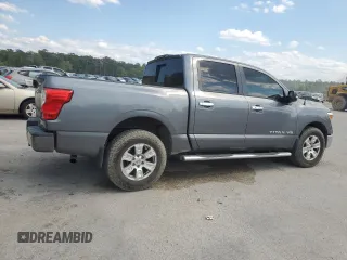 2018 Nissan Titan SV with VIN 1N6AA1E65JN509510, listed as a Copart auction lot 52459525 with 65,164 mi miles and Salvage Title. Bid and sale history available at carsss.com. Image 3.